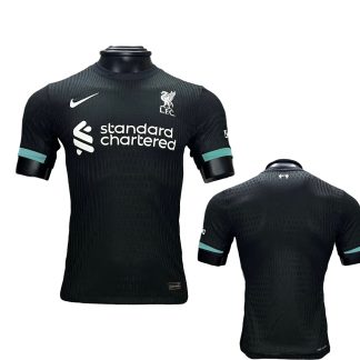 Liverpool FC 202425 Čierna dres Hosťujúci Krátky Rukáv
