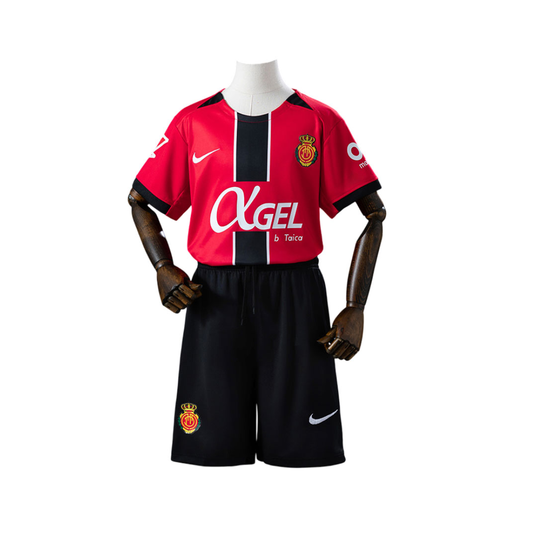 Detské-Dres-RCD-Mallorca-25-26-Domáci-Červená-Sady-pre-deti