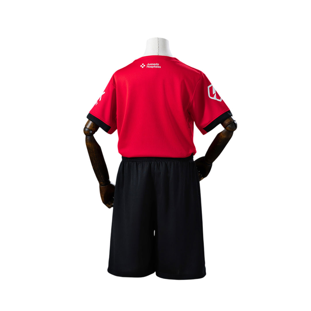 Detské-Dres-RCD-Mallorca-25-26-Domáci-Červená-Sady