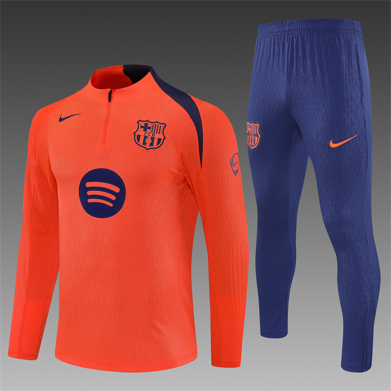 Tréningový dres Komplet Barcelona 25 26 žiarivo oranžovým