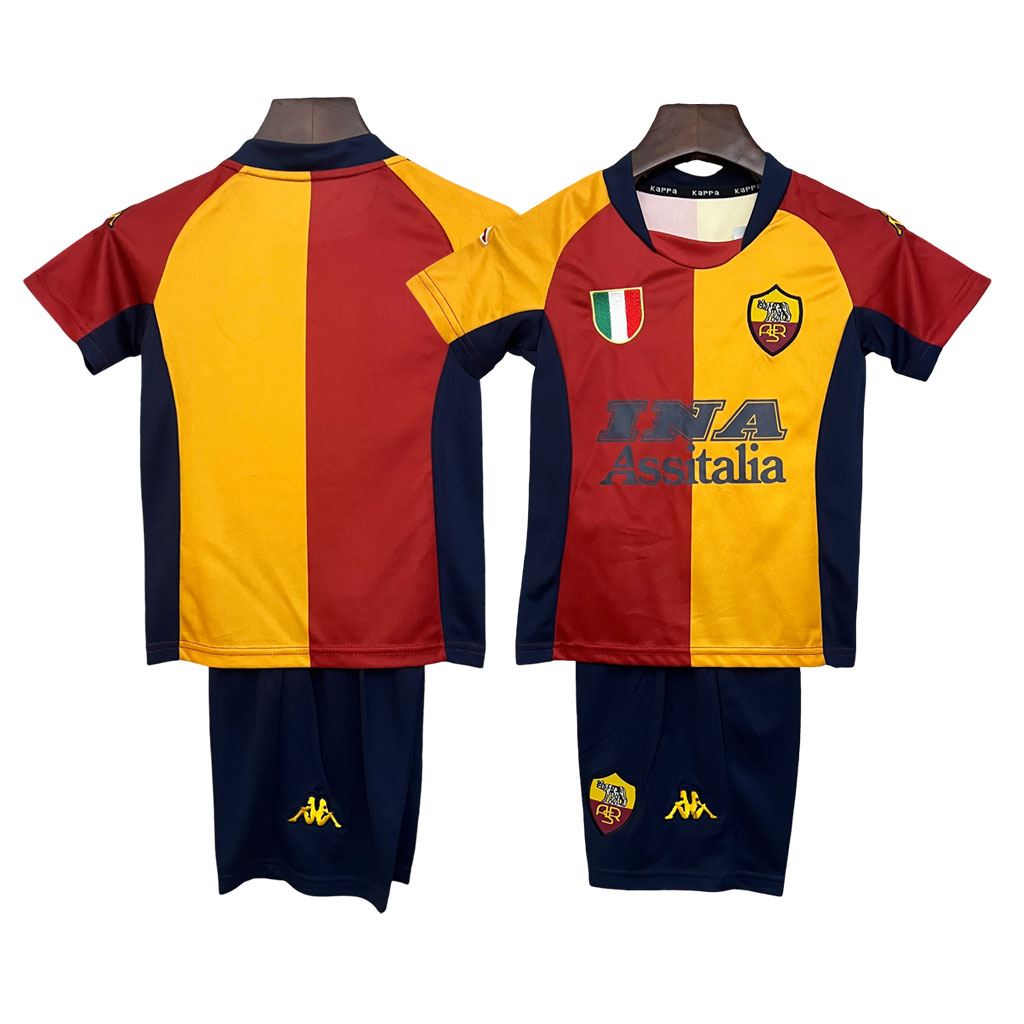 AS Roma 200102 Champions League Domáci Dres pre deti