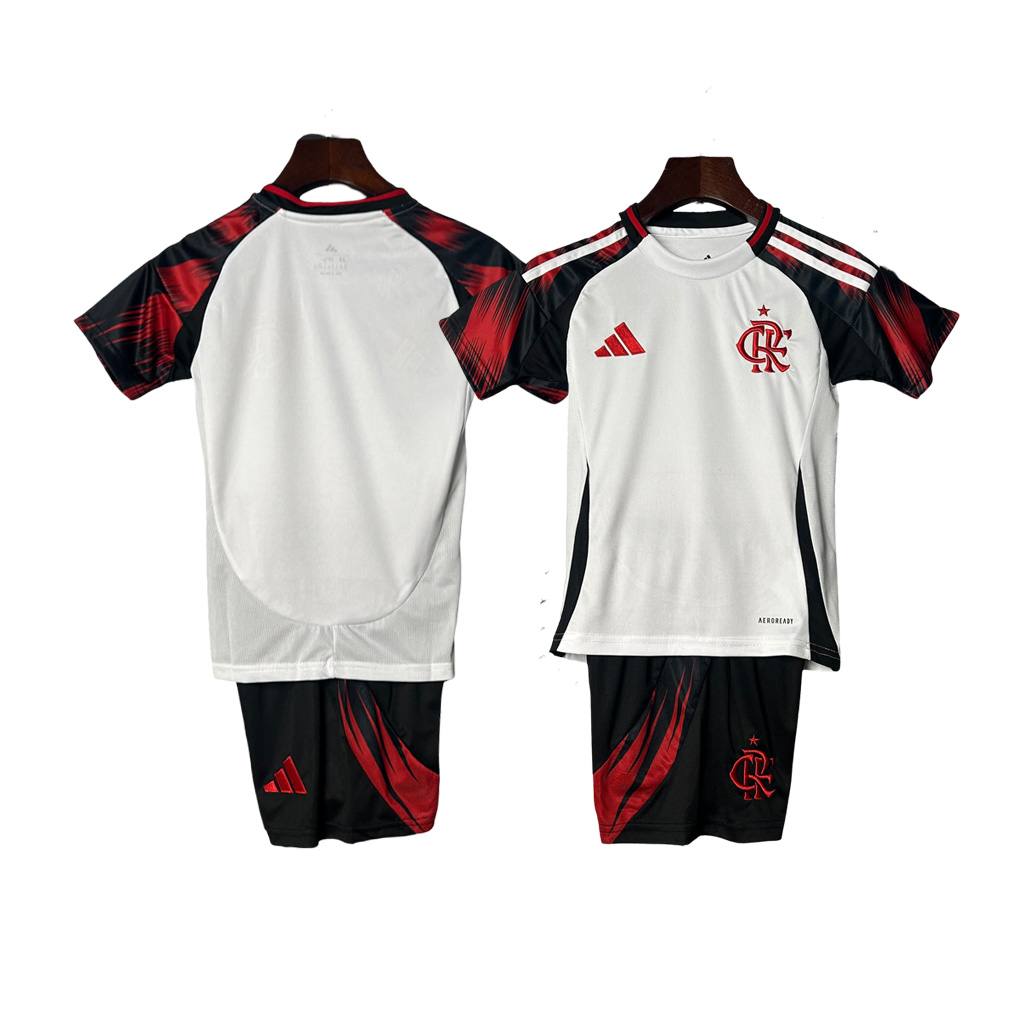 Flamengo 2025 Hosťovský dres + Šortky pre deti set