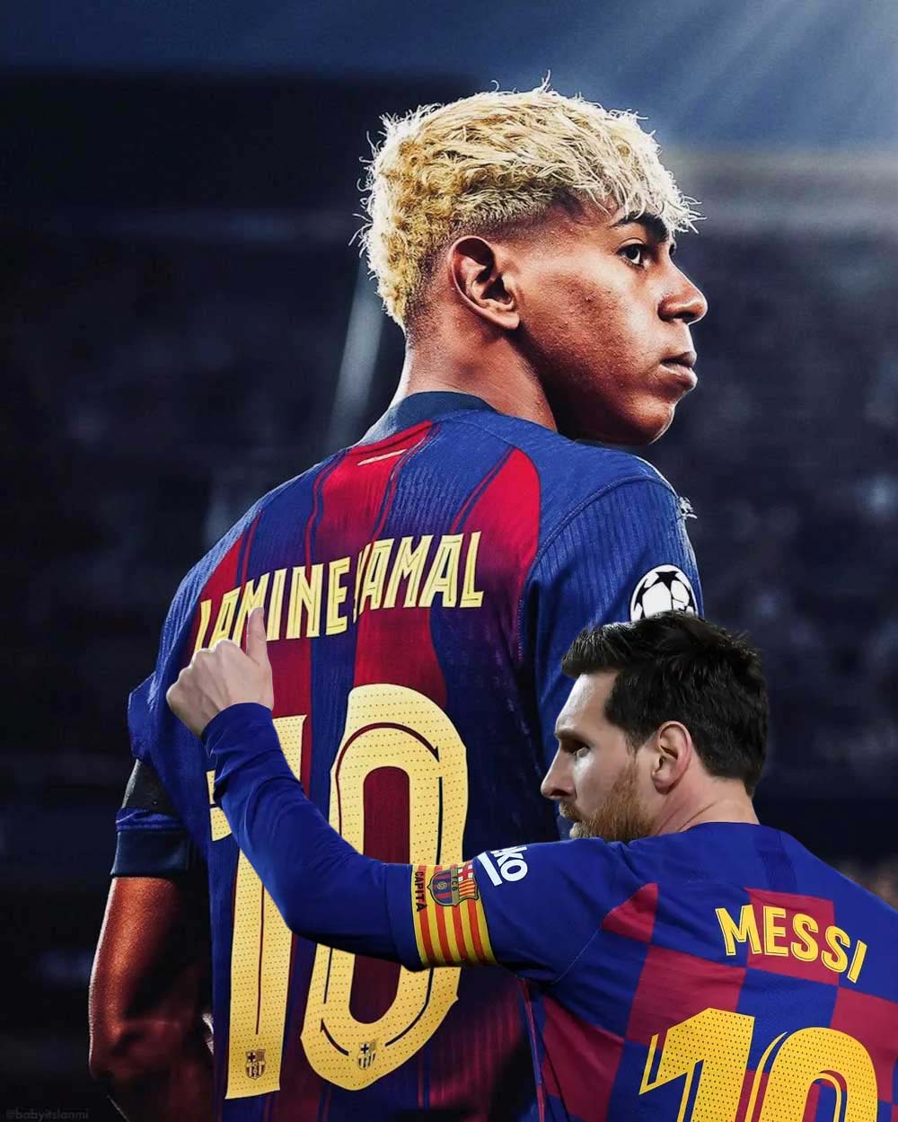 Lamine Yamal Preberie Legend rnu Desiatku 10 FC Barcelona Futbalov Dresy