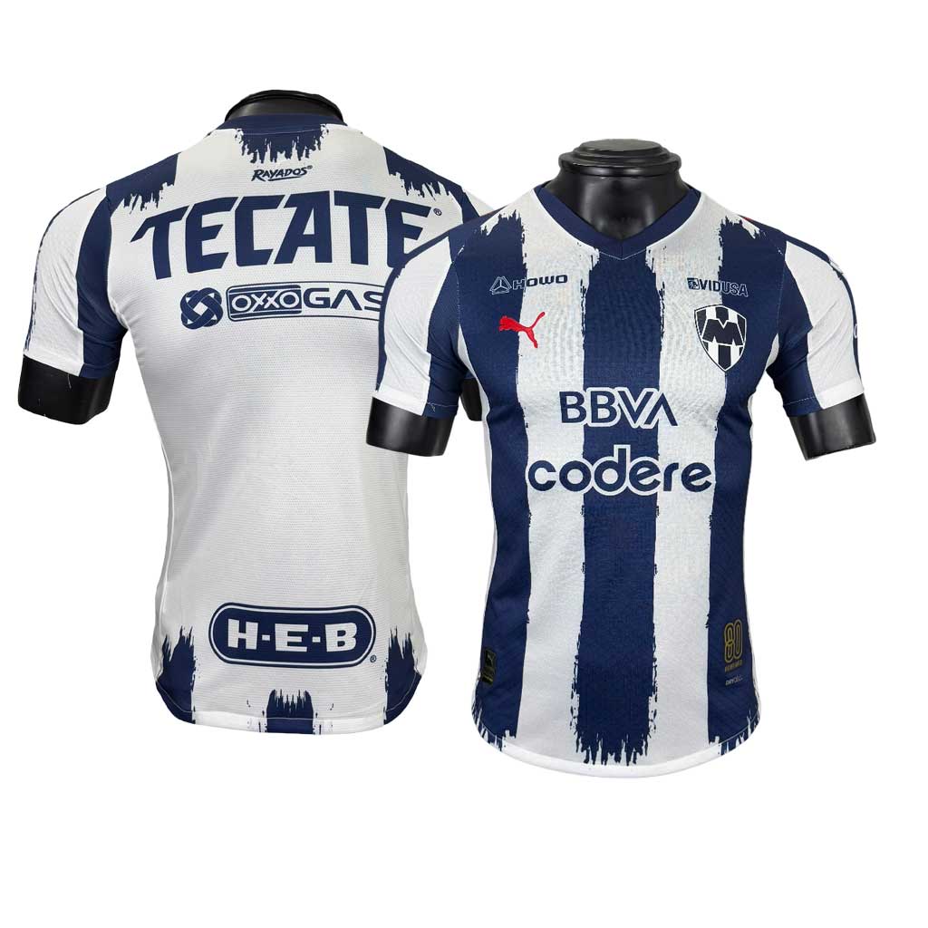 Rayados (CF Monterrey) 25-26 Domáci Dres Bielo-Modrý