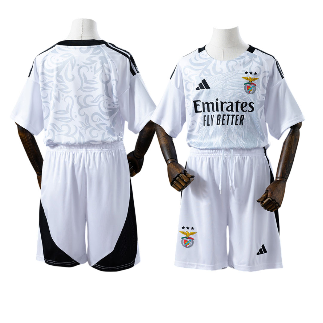 Detský Benfica 25-26 Biela + šortky