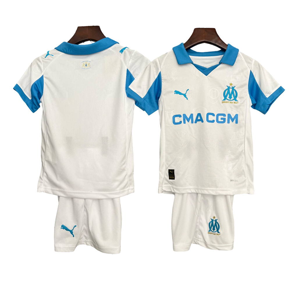 Dětský Marseille 25-26 Domáci Dresy Komplet