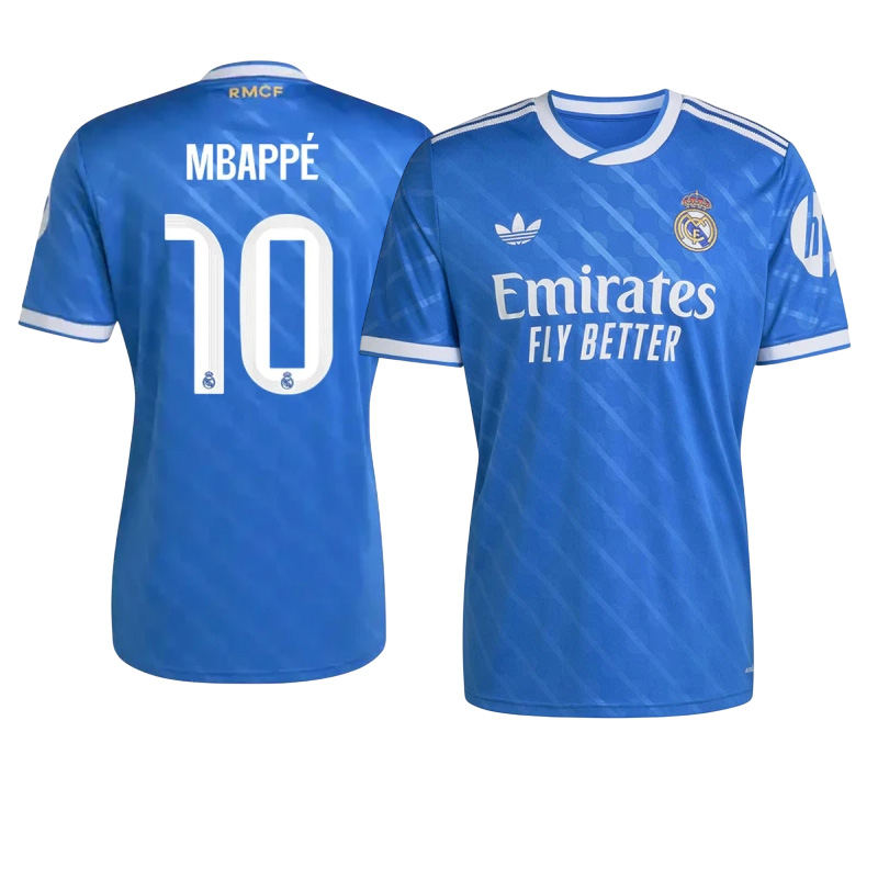 Mbappé 10 Real Madrid 25-26 Tretí dres Modrá