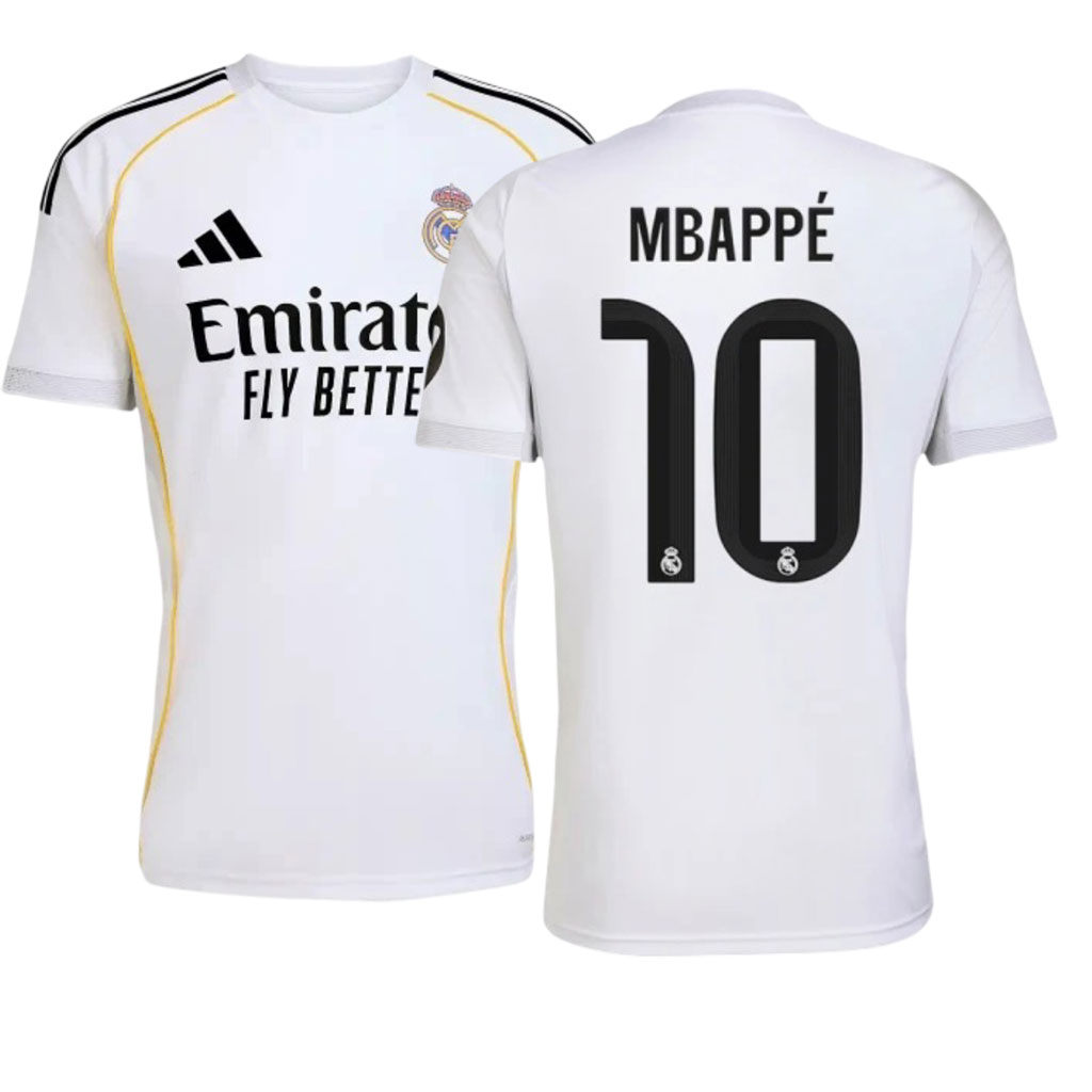 Mbappé 10 Real Madrid Domáci Futbalový Dres 2025-26