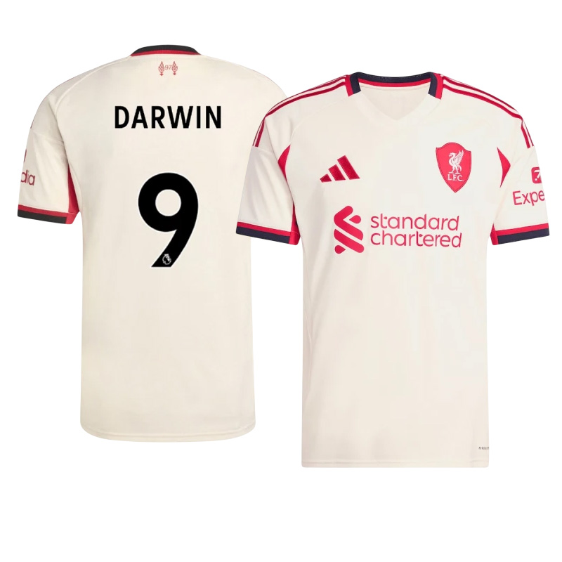 Darwin 9 Liverpool 25-26 Hosťovský Dres s menom