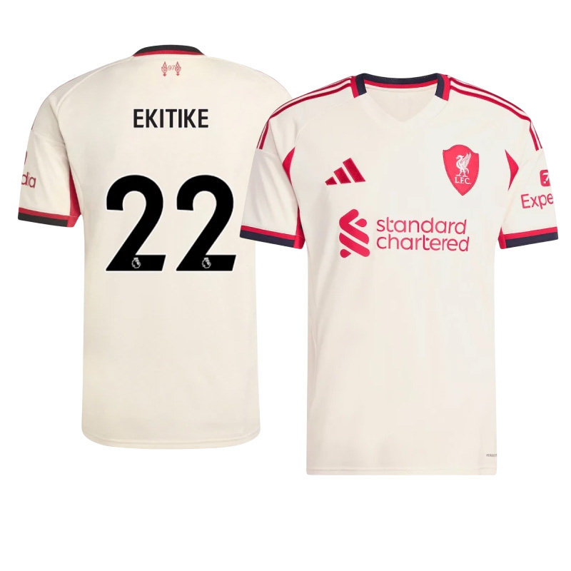 Ekitike 22 Liverpool 25-26 Hosťovský Dres s menom