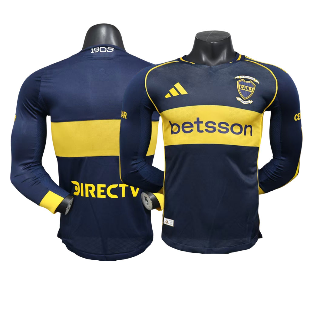 CA Boca Juniors 25/26 Domáci dres 120. výročie klubu Dlhý Rukáv