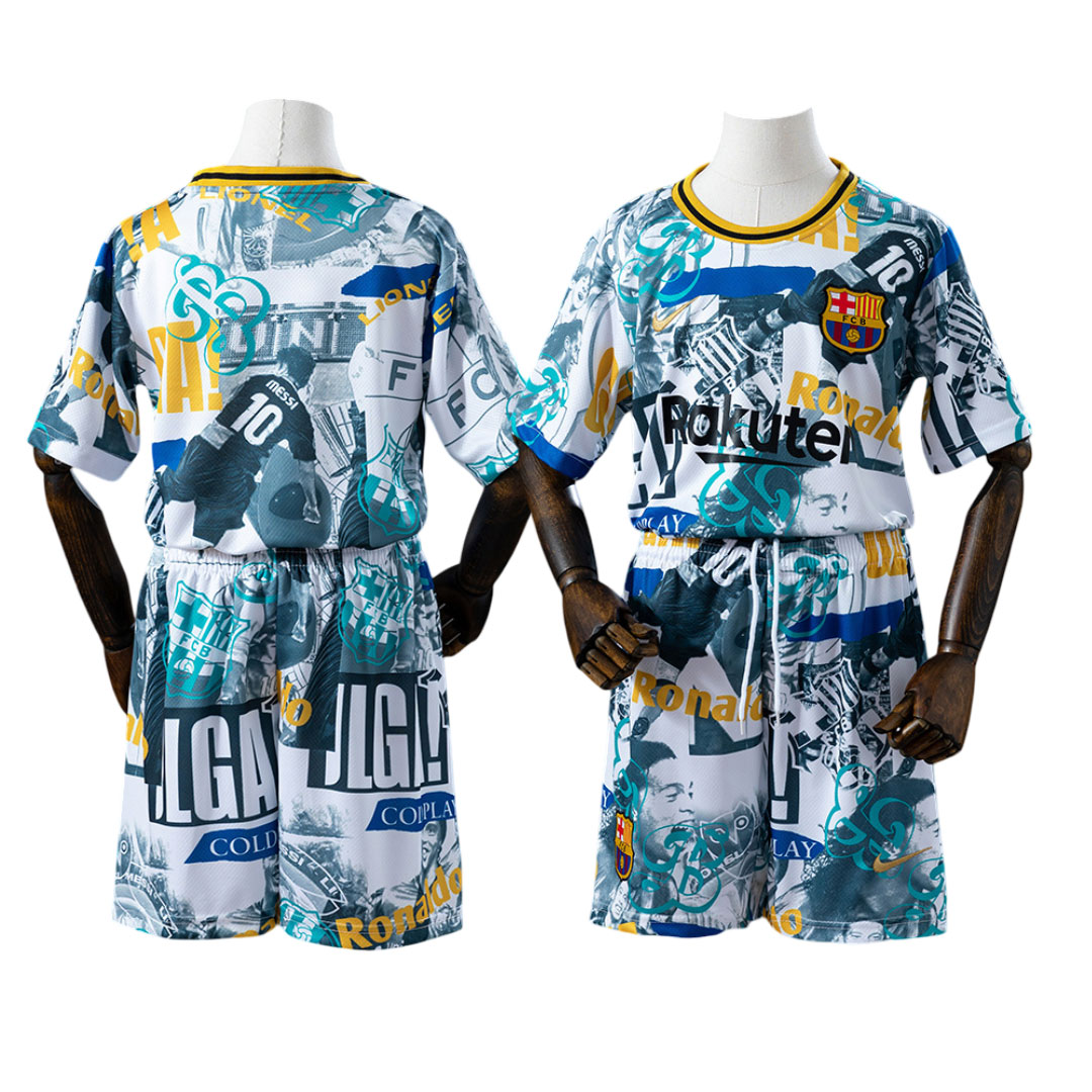 FC Barcelona Kolážový Set Pocta legendám Messi Ronaldinho