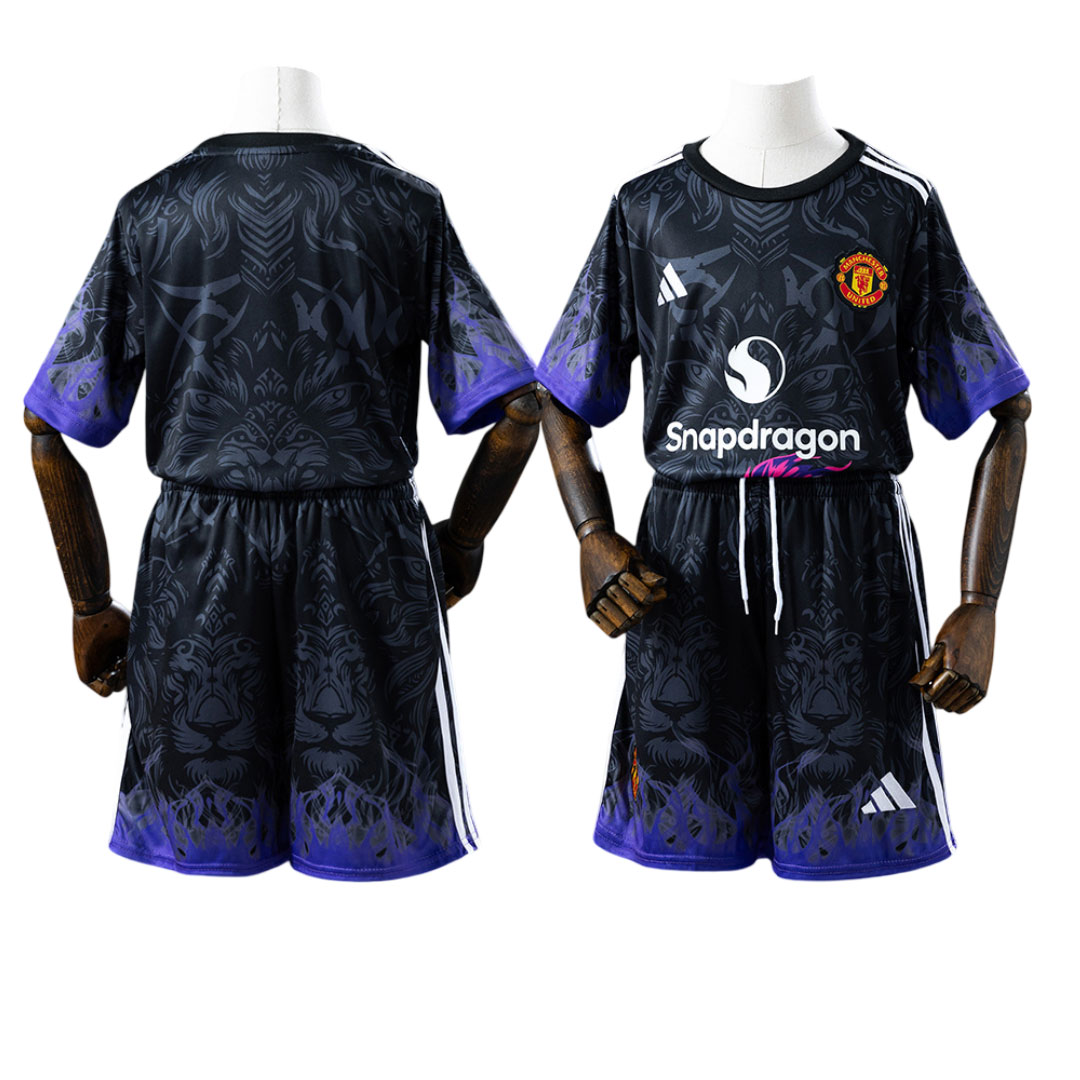 Manchester United 2425 Detský Špecialna edícia Dres fialovými