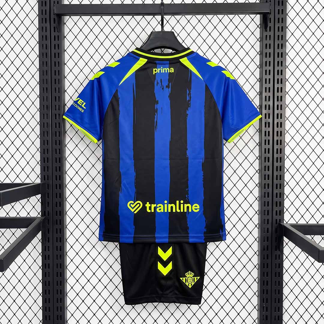 Real Betis tretí dres šortky pre deti 2026 27 modrý