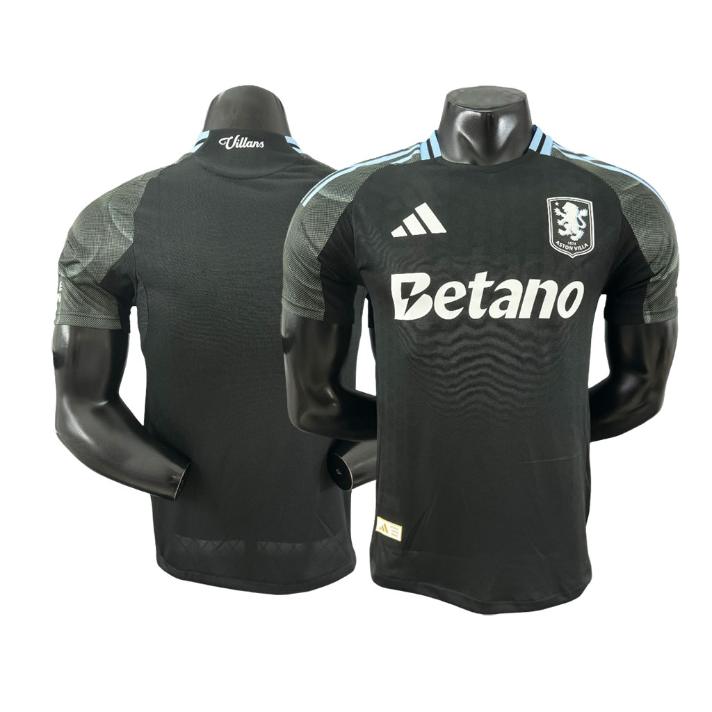 Aston Villa 2025-26 Hosťovský Dres Čierna