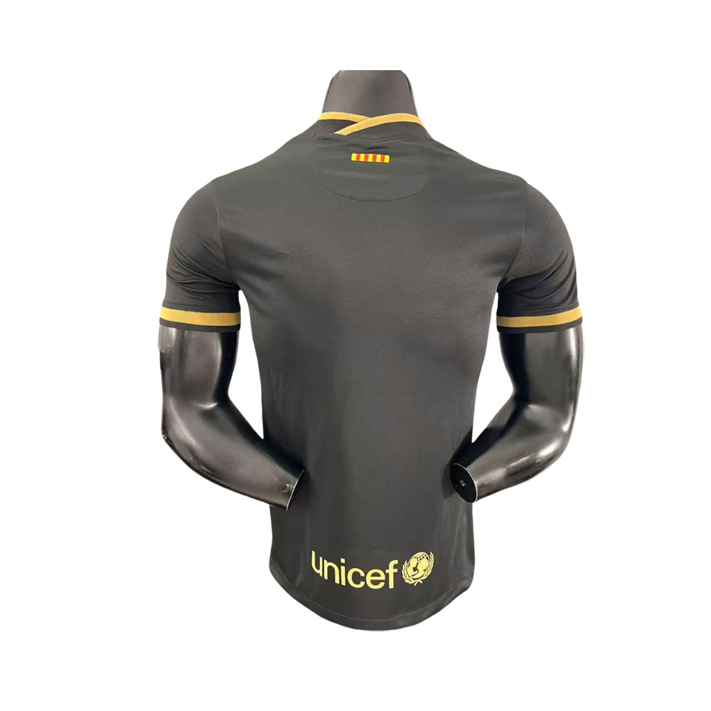 Barça 2021 Hosťovský Dres Čierne zlato 2