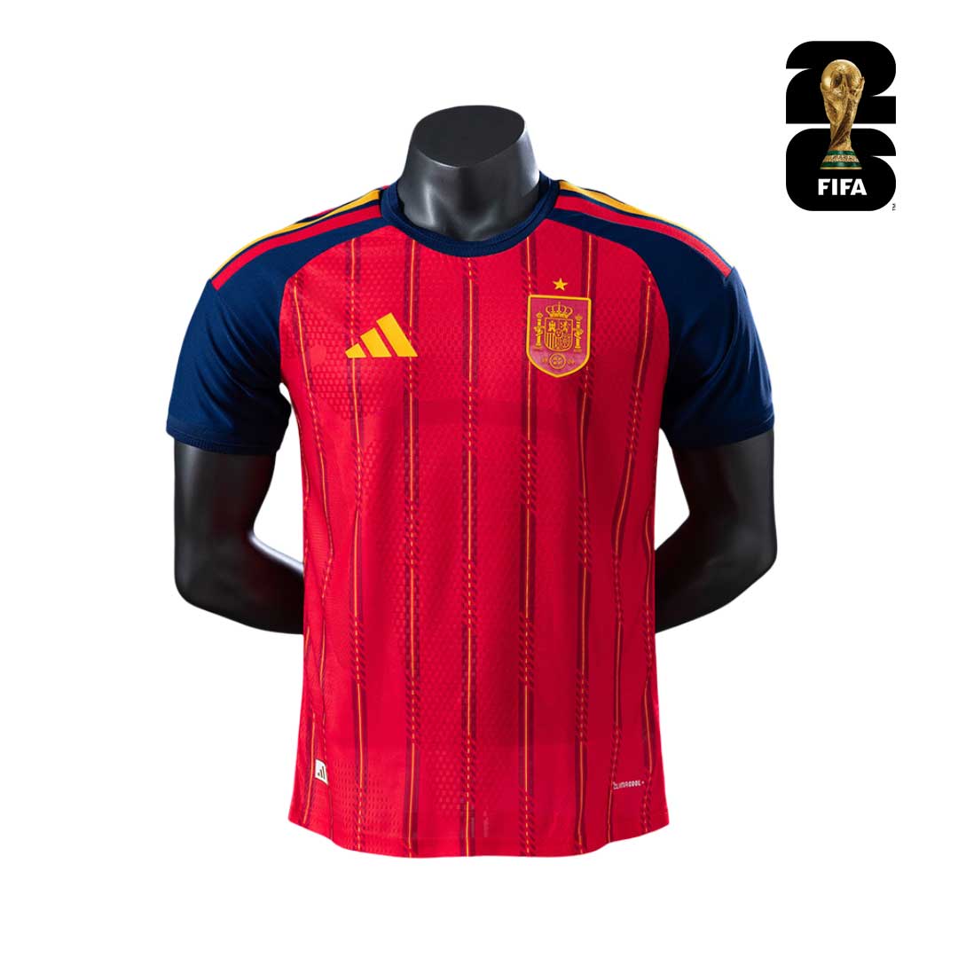 Červená Pánske Španielsko Domáci Dres MS 2026