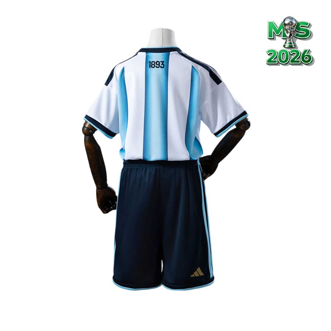 Detské Argentína Domáci Dres MS 2026 2