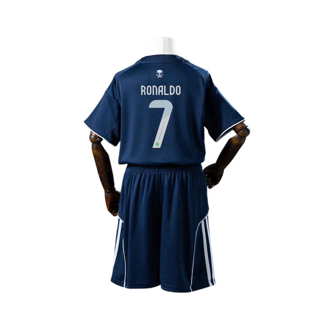 Detský Al-Nassr 2025-2026 Hosťovský Dres s menom Ronaldo a číslom 7