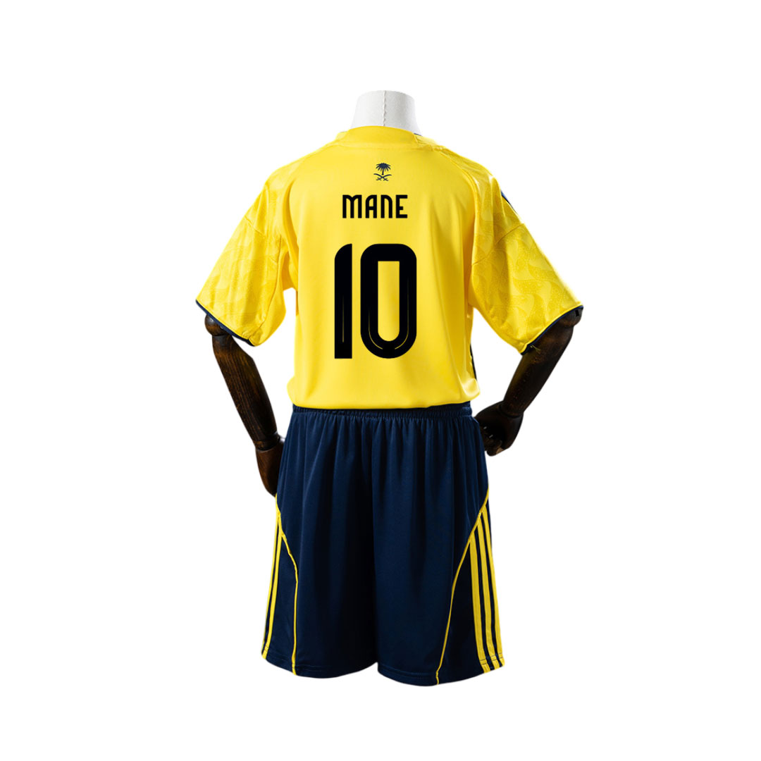 Detský Al-Nassr 25-26 Domáci Dres Mané 10 s číslom menom