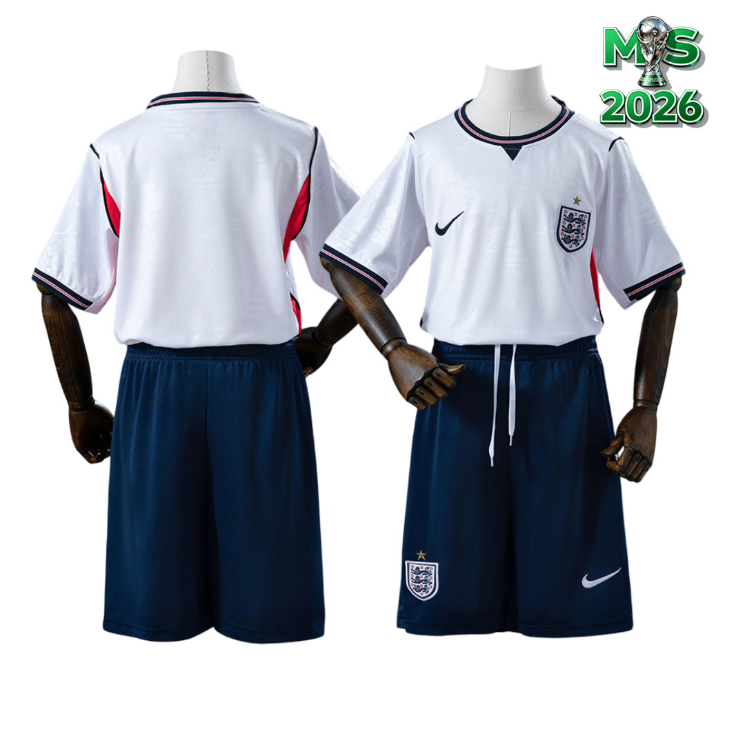 Detský Anglicko MS 2026 Domáci Futbalový Dres