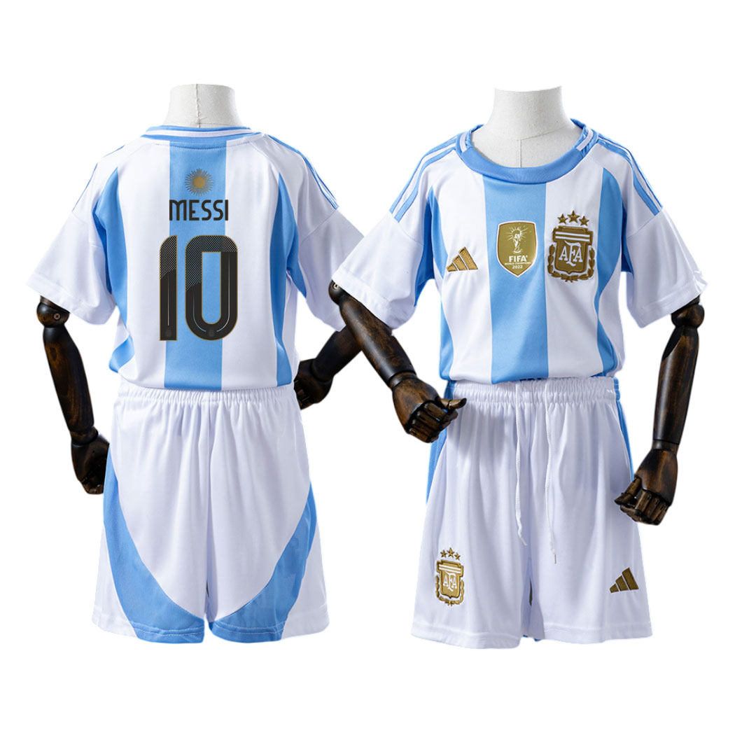 Detský futbalový dres Argentína 24-25 Domáci Messi 10