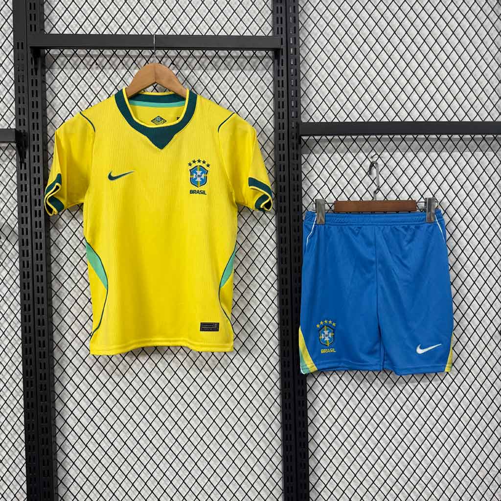 Detský futbalový dres Brazília MS 2026 Domáci Dres