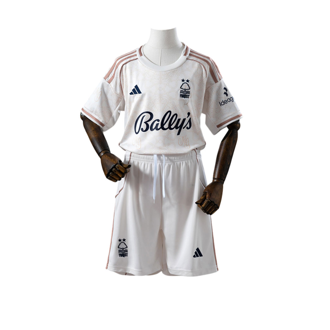 Nottingham Forest 2526 Detský Futbalový Hosťovský Dres 2
