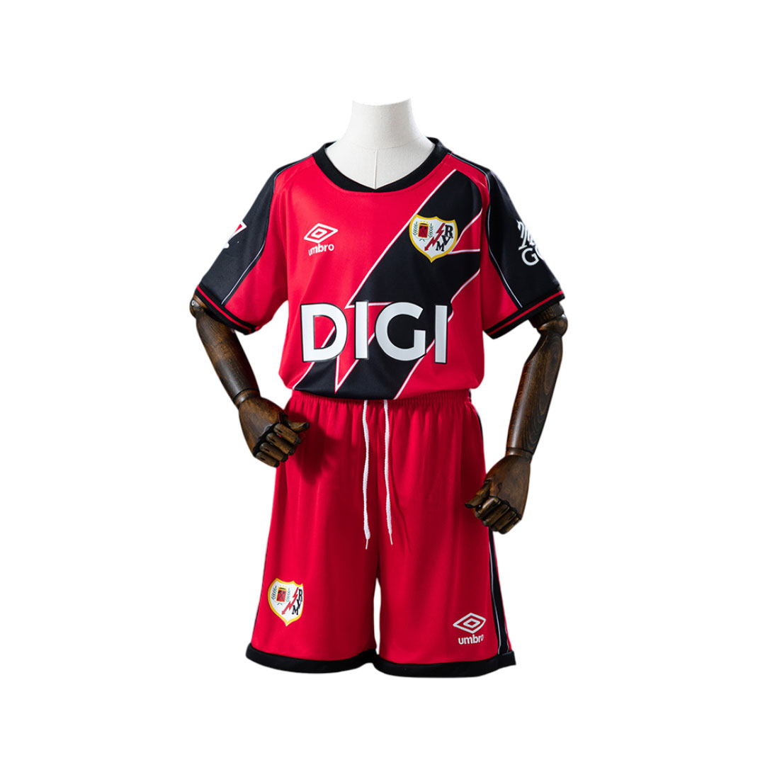 Rayo Vallecano 25-26 Hosťovský Dres Červená Detský