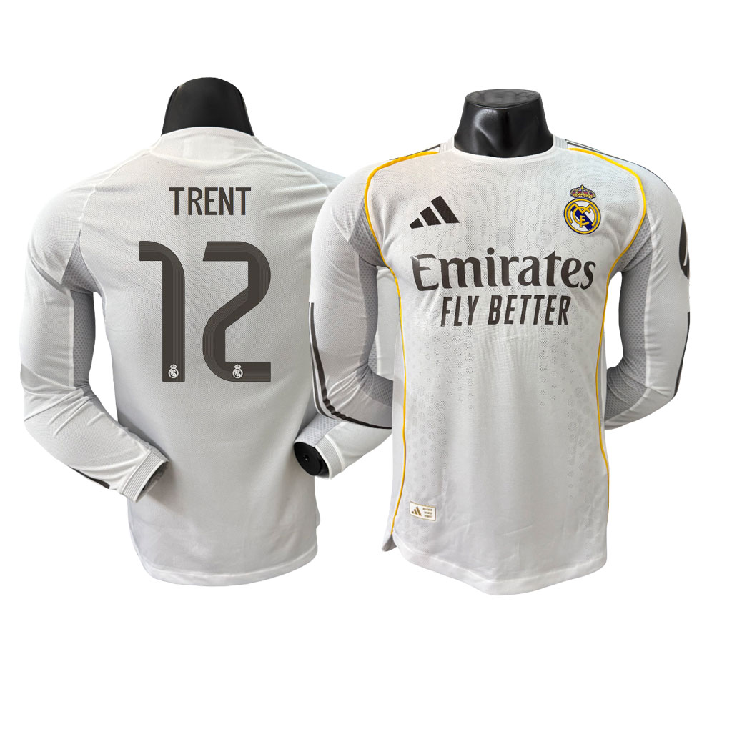 Real Madrid 25-26 Domáci Dres Trent #12 Dlhý Rukáv