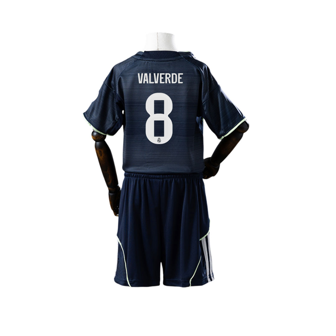 Valverde 8 Real Madrid 2526 Detský Futbalový Hosťovský Dres 1
