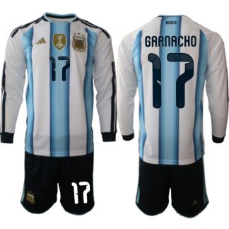 Argentína MS 2026 Domáci Dres Garnacho #17 Dlhý Rukáv