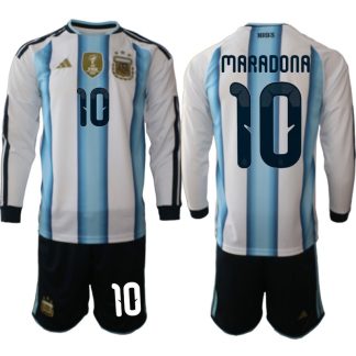 Argentína MS 2026 Domáci Dres Maradona 10 Dlhý Rukáv