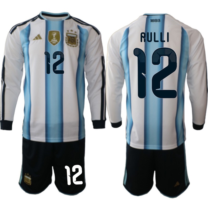 Argentína MS 2026 Domáci Dres Rulli 12 Dlhý Rukáv Argentína MS 2026 Domáci Dres Rulli 12 Dlhý Rukáv