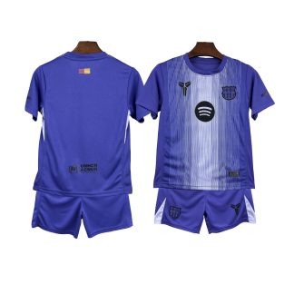 Detský FC Barcelona 25-26 Brankarsky Fialový Set