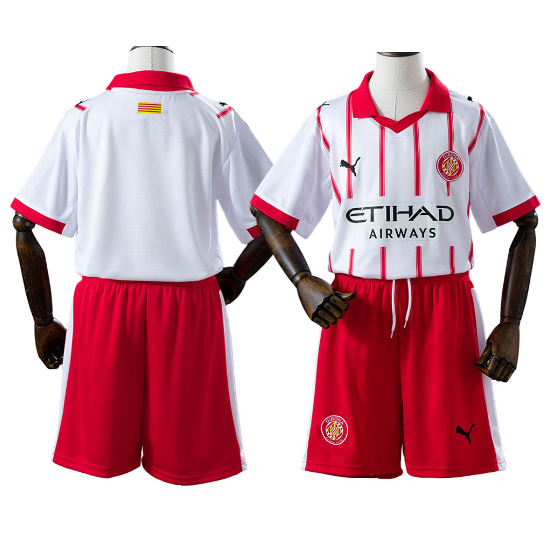 Girona 2526 Detský Domáci Dres ČervenáBiela