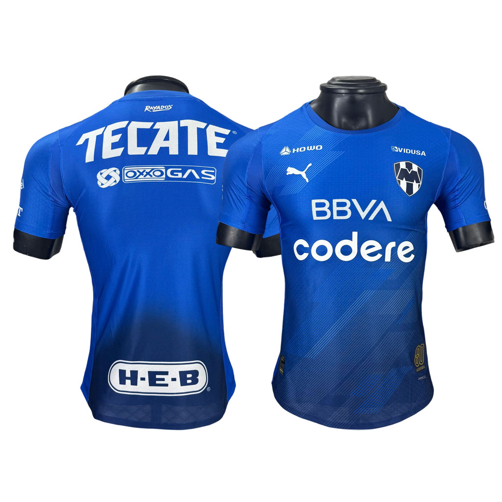 Monterrey 2526 Tretí Futbalový Dres Modrý