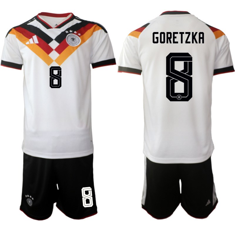 Nemecko Domáci Dres MS 2026 Biely Goretzka 8