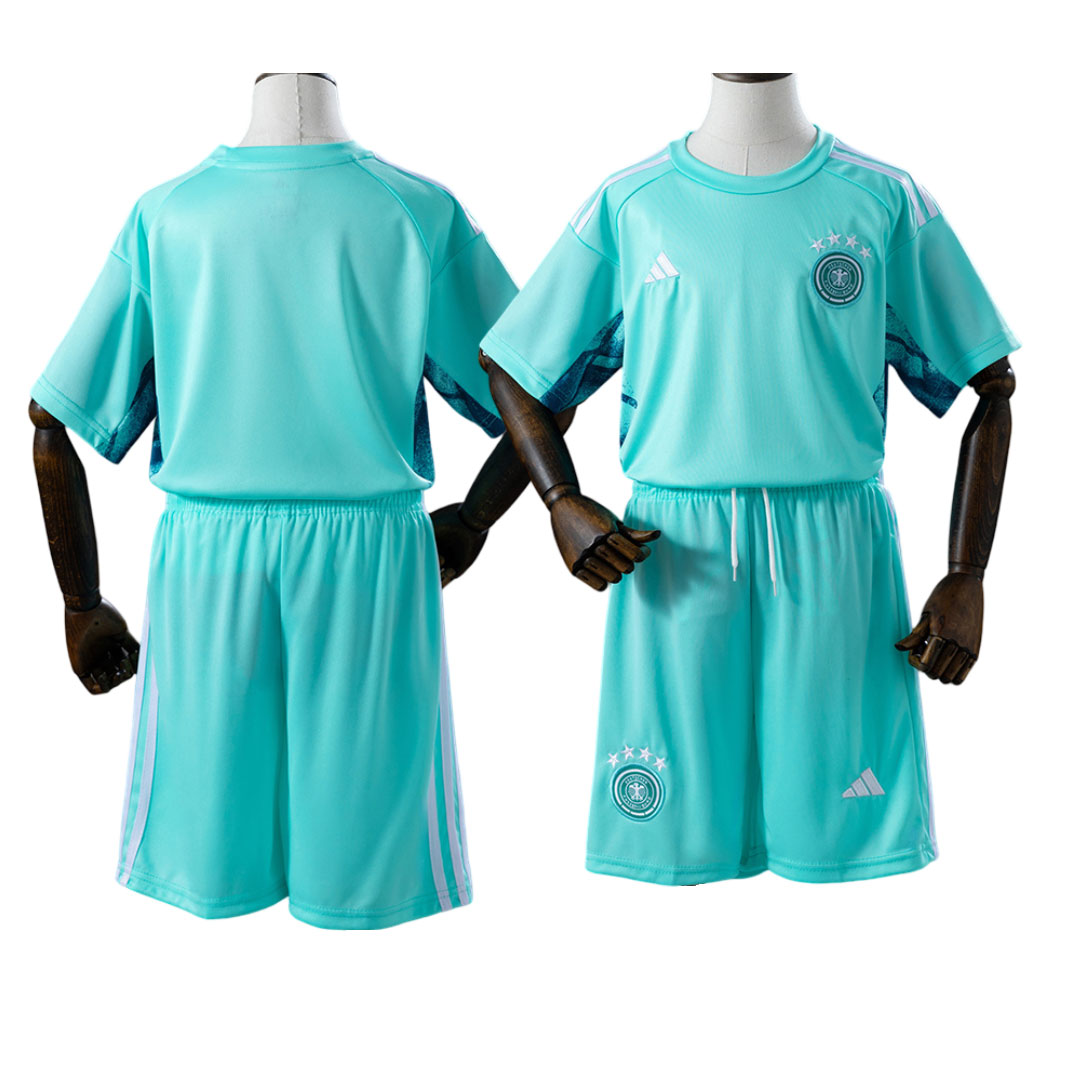 Nemecko Goalkeeper Detský Futbalový Set Tyrkysový