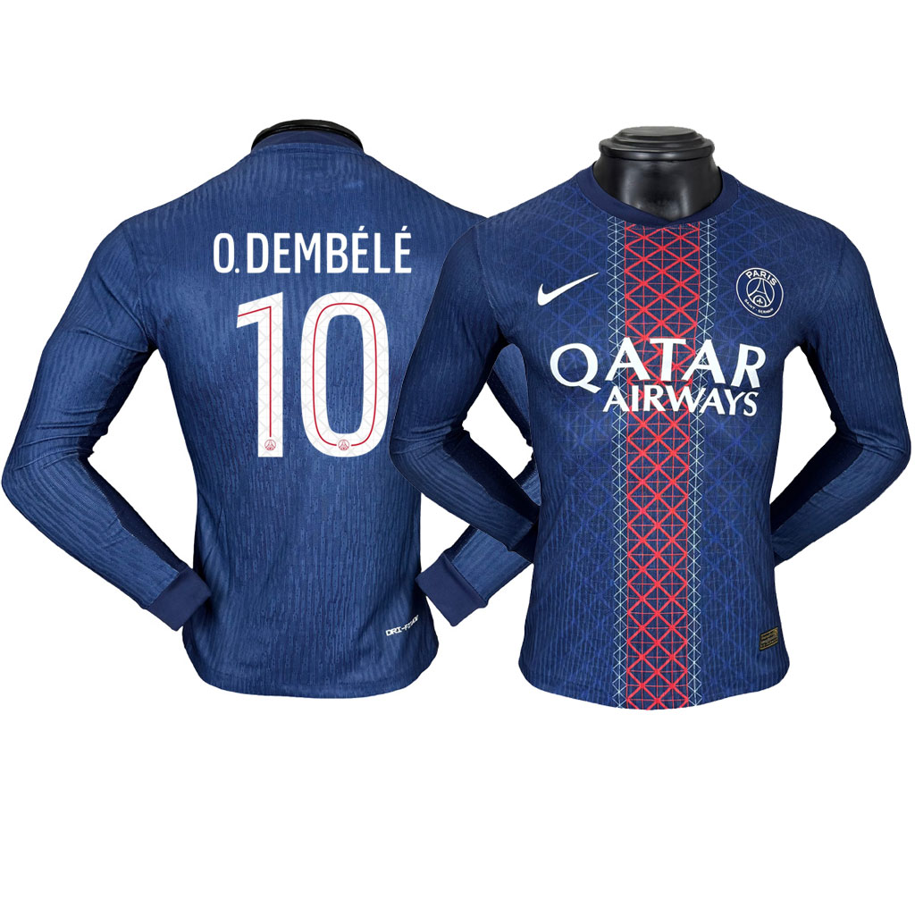 O.Dembélé 10 PSG 25-26 Domáci Dres Dlhé Rukávy