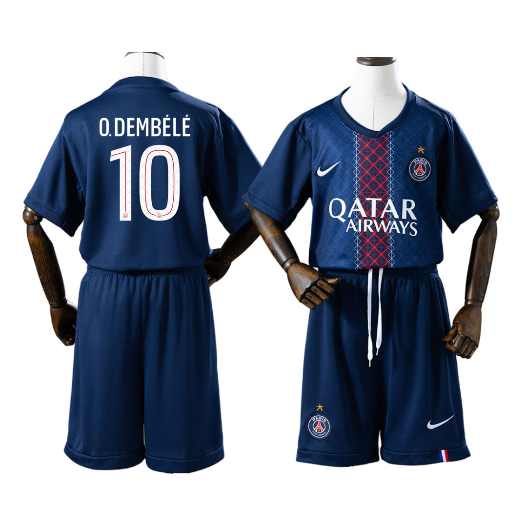 Ousmane Dembélé 10 PSG 2526 Detský Domáci Dres