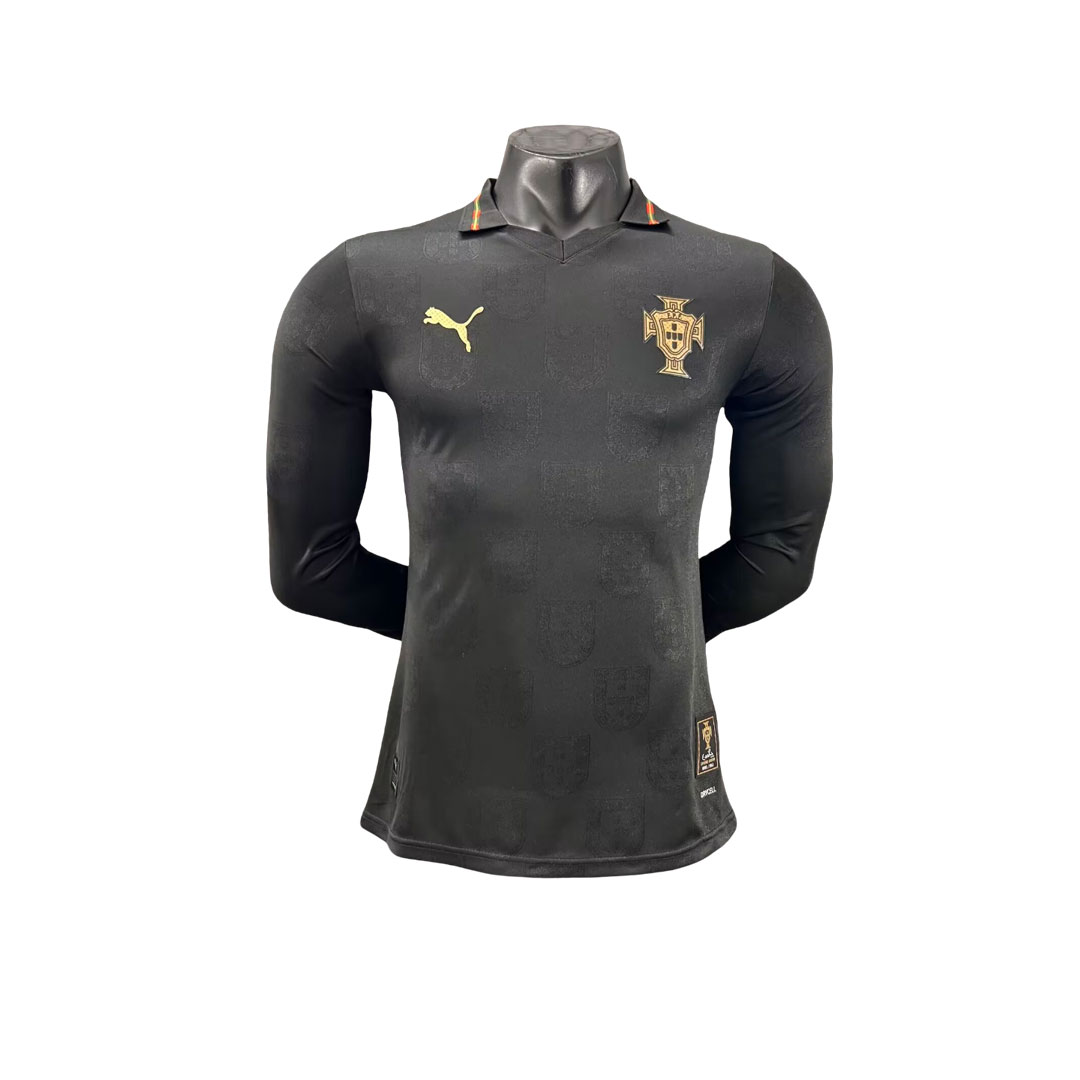 Portugalsko 2026 Špecialna edícia Black Panther Dlhý Rukáv 1