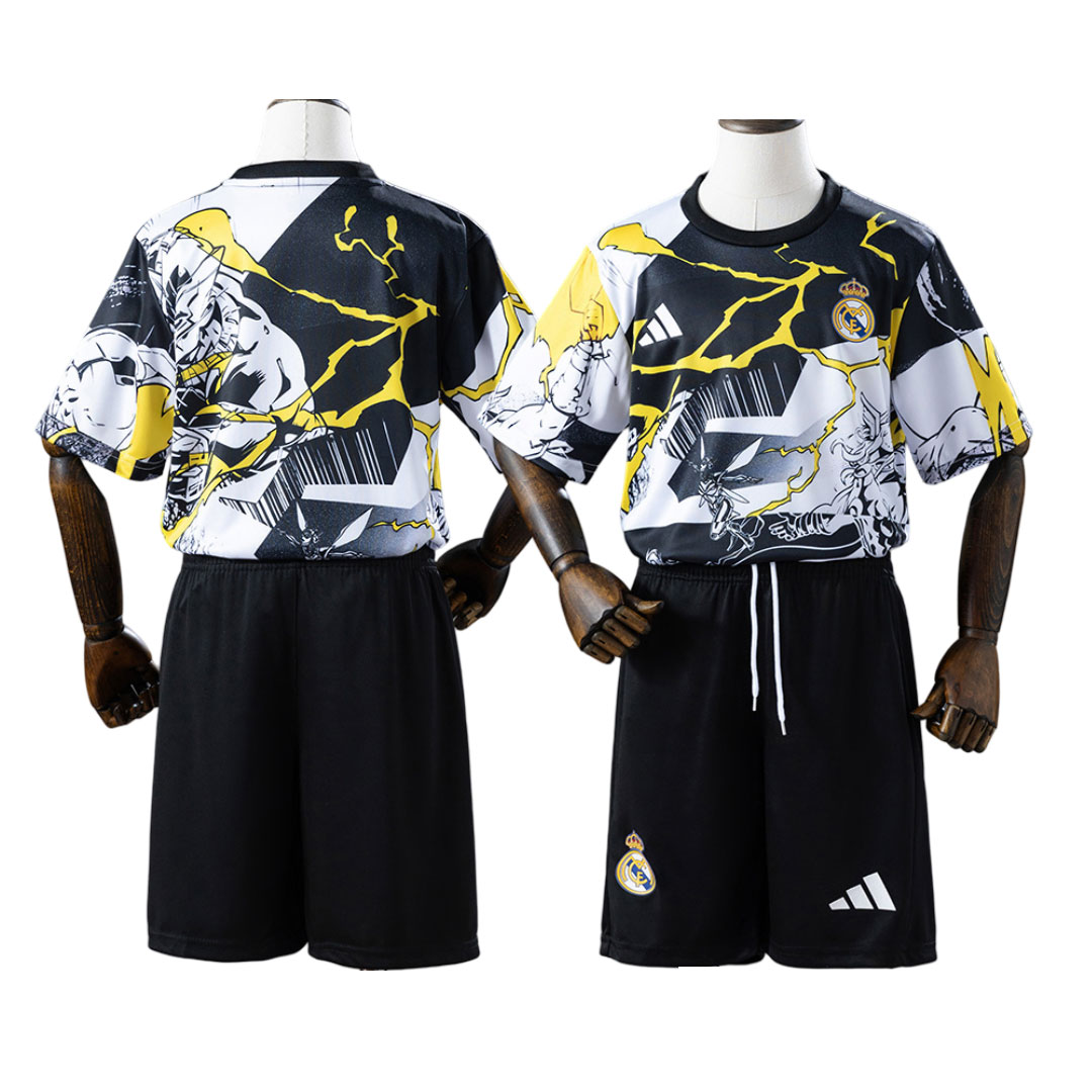 Real Madrid Avengers Detský Futbalový Set ČiernaŽltá