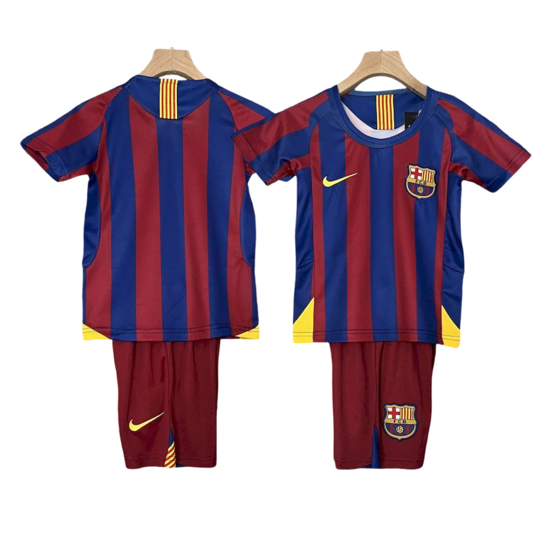 Retro FC Barcelona 200506 Detský Domáci Dres Modro-Červený Retro FC Barcelona 200506 Detský Domáci Dres Modro-Červený