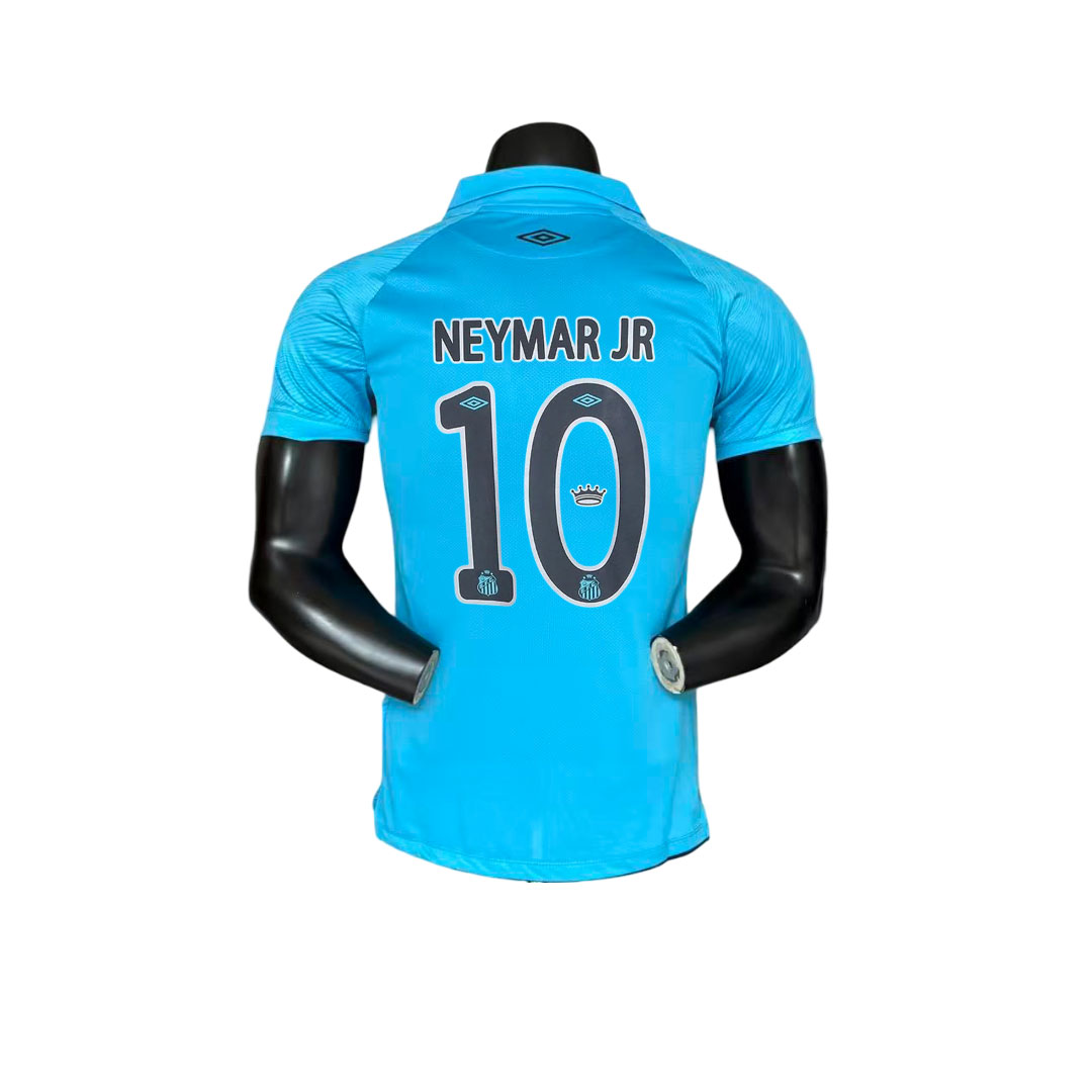Santos FC 2025-26 Tretí Dres Svetlomodrá N. 10 Neymar Jr.