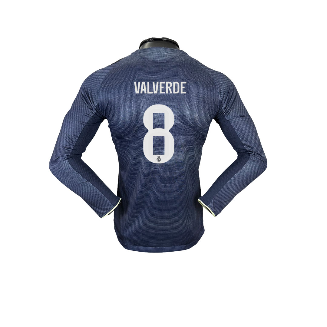 Valverde 8 Real Madrid 25-26 Hosťovský Dres Dlhý Rukáv