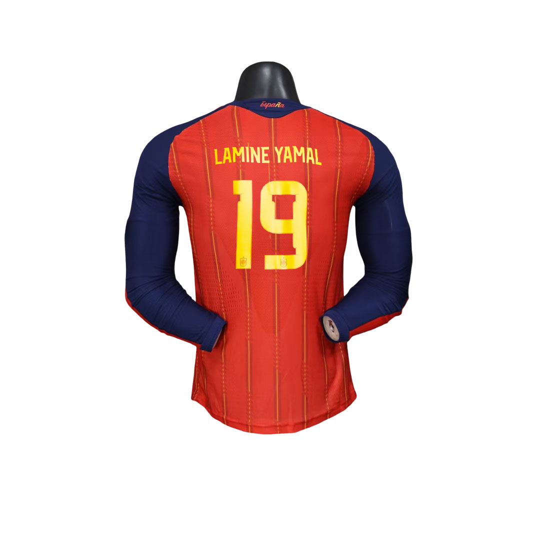 Yamal 10 Španielsko Domáci Dres MS 2026 Dlhý Rukáv 2