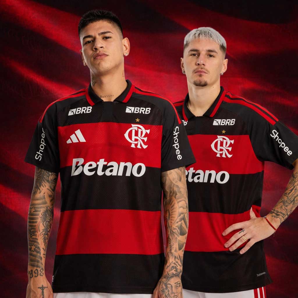 Domáci dres Flamengo 2026 Ikonická červeno-čierna