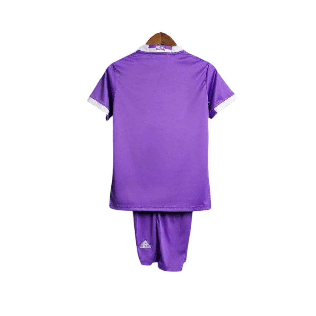 Retro Detský Real Madrid 2016 17 Hosťovský Fialový