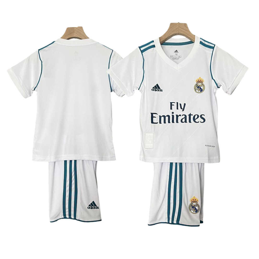 Retro Dětský dres Real Madrid 1718 Domáci Retro Dětský dres Real Madrid 1718 Domáci